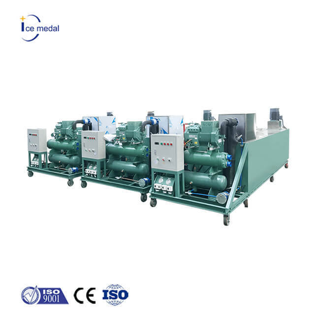 ICEMEDAL maquina de hielo en bloque evaporate coil  ice block making machine industri for fishery ice factory block ice machine