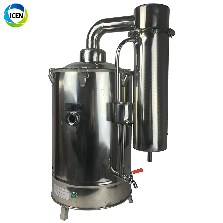 IN-5 Factory Price Auto-control Electric-heating Water Distiller With Stainless Steel Material For Lab