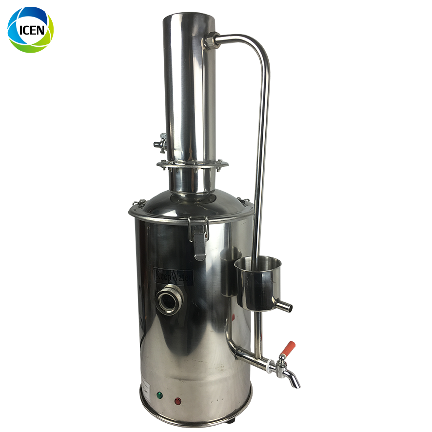 IN-5 Factory Price Auto-control Electric-heating Water Distiller With Stainless Steel Material For Lab