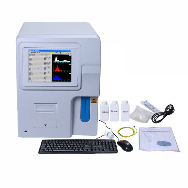 3-parts Automatic Hematology Analyzer Price/medical Laboratory Equipment/cbc & Fbc Machine