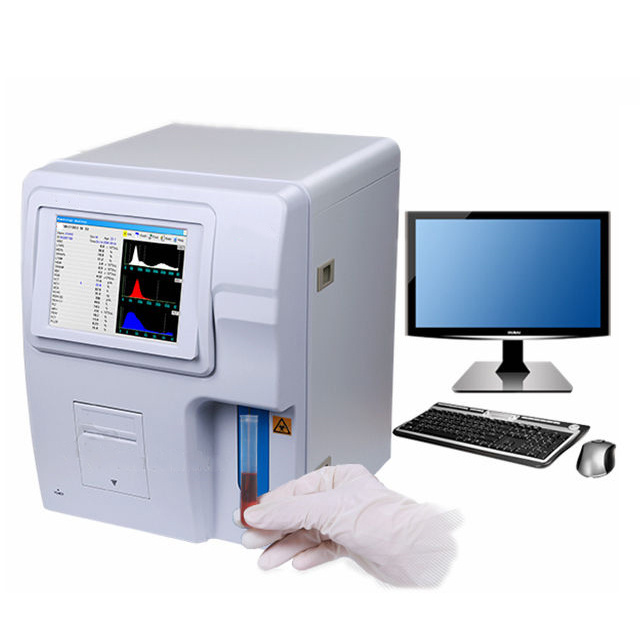 3-parts Automatic Hematology Analyzer Price/medical Laboratory Equipment/cbc & Fbc Machine