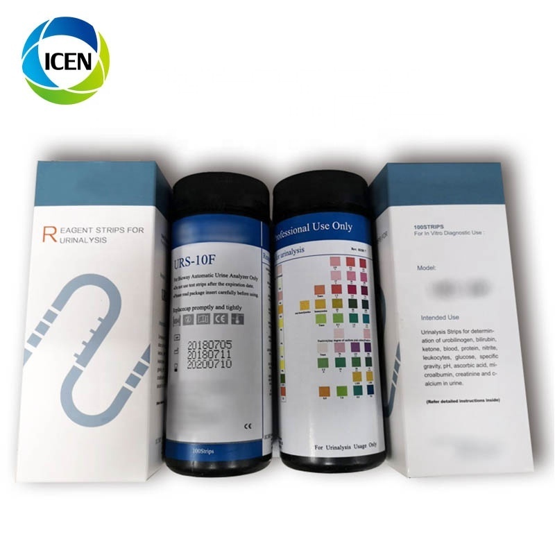 Urine Test  Strip 10 Parameters Urine Creatinine Test Strips Reagents Strips For Urine Analyzer