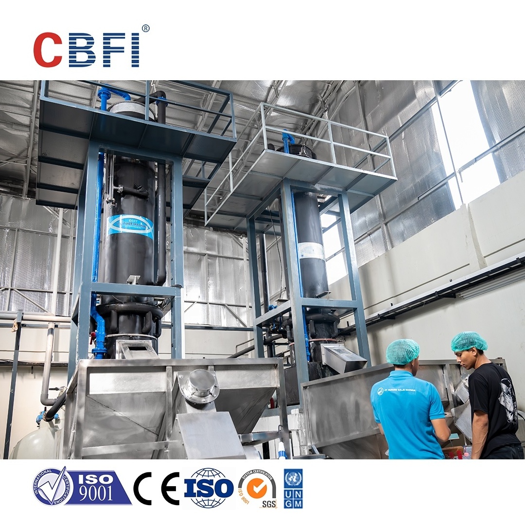 CBFI TV600 60 Tons Per Day Tube Ice Making Machine Tube Ice Plant