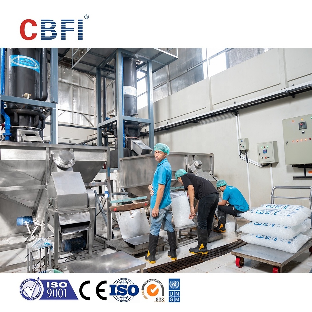 CBFI TV600 60 Tons Per Day Tube Ice Making Machine Tube Ice Plant