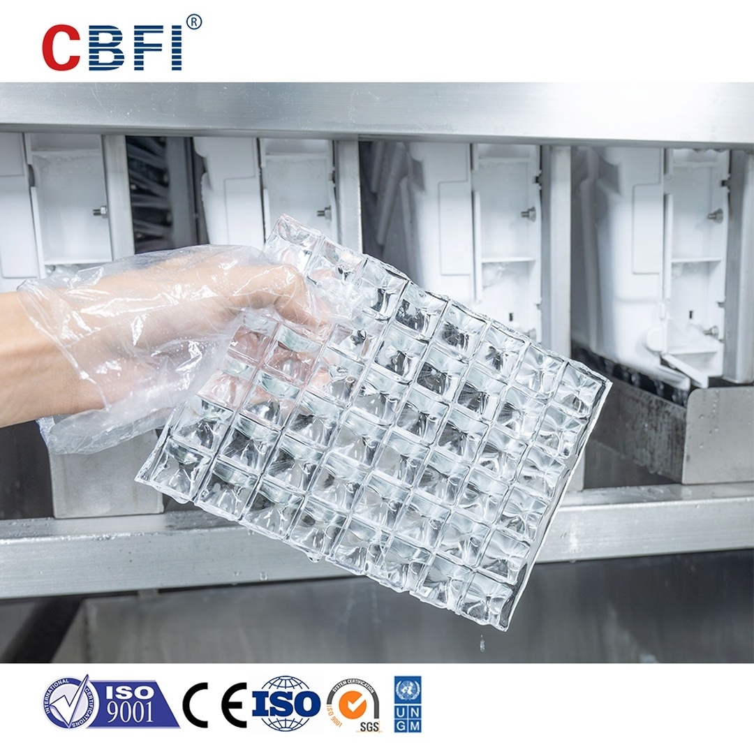 CBFI CV10000 10 Tons Per Day Cube Ice Making Machine For Hotels