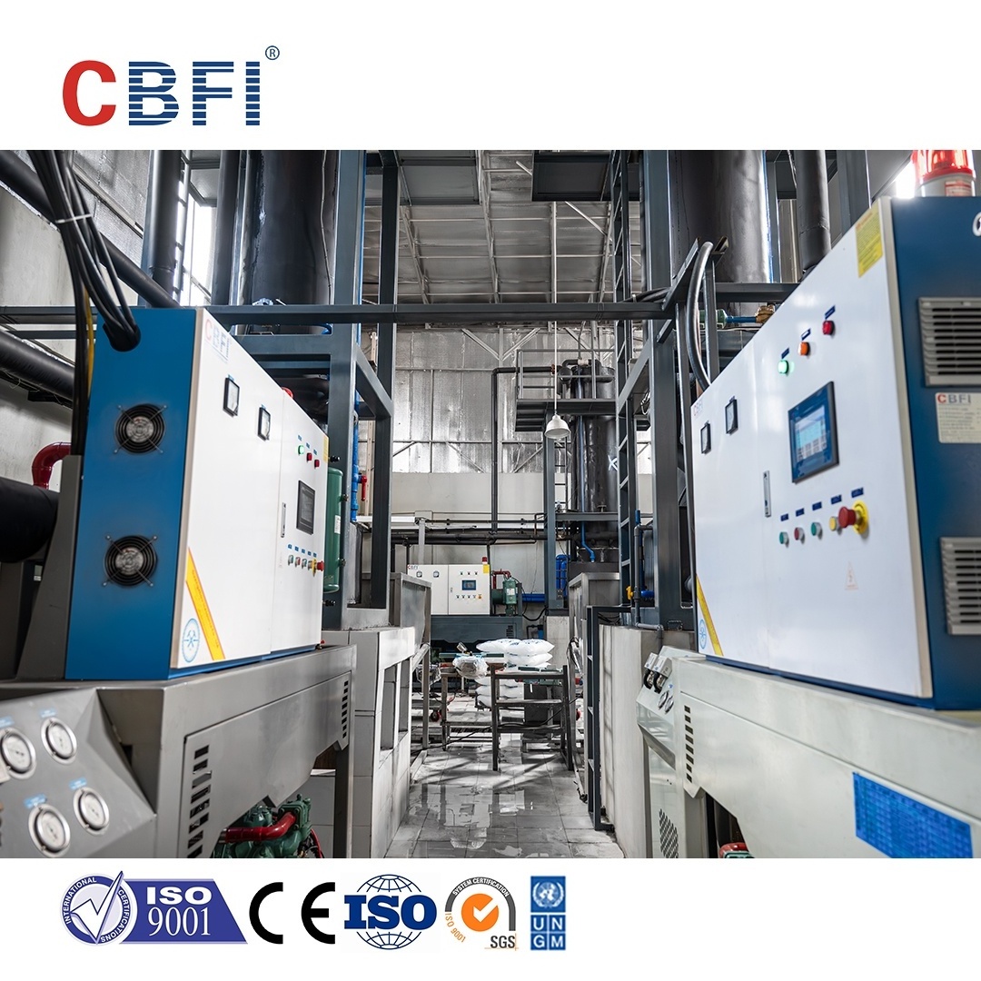 CBFI TV600 60 Tons Per Day Tube Ice Making Machine Tube Ice Plant