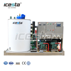 Icesta High reliable high quality Energy saving 1t 2t 3t 5t 10t 15t 20t 25t 30t Seawater flake ice machine for boat