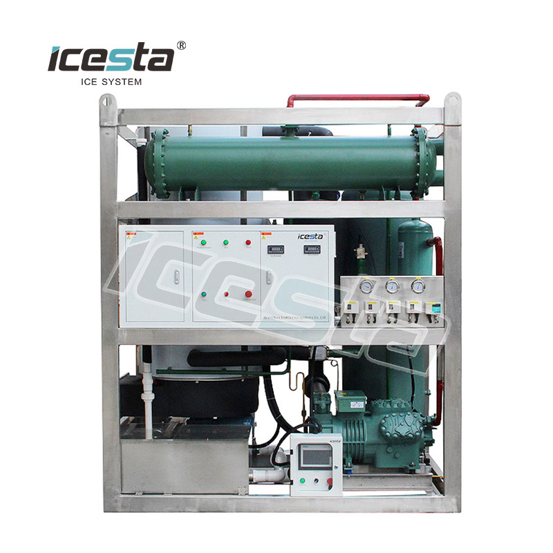 ICESTA Compact Design 5t 10t 20t 30t 50ton tube ice machine manufacturing plant