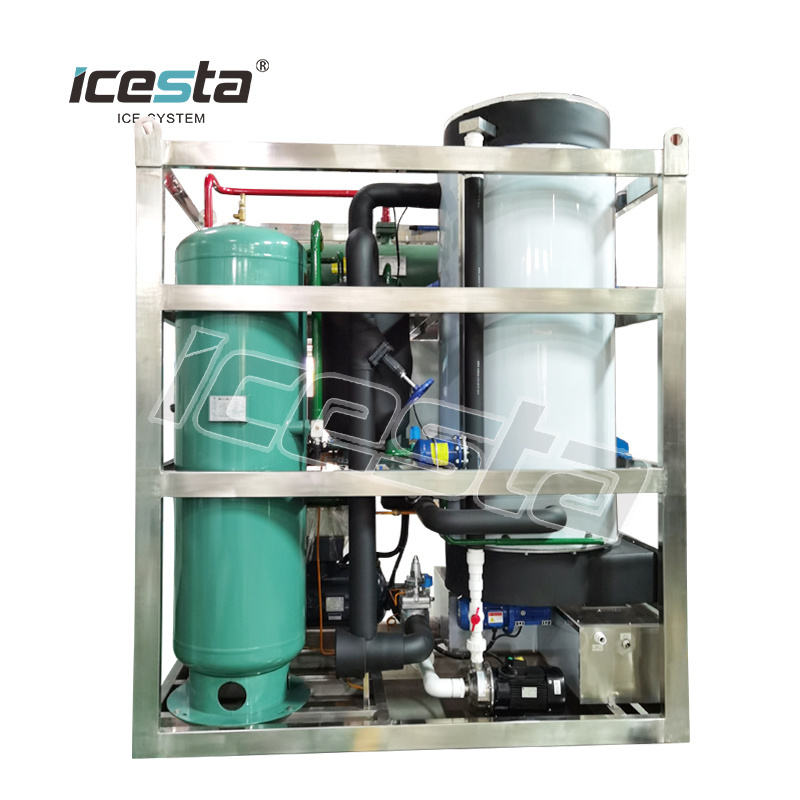 ICESTA Compact Design 5t 10t 20t 30t 50ton tube ice machine manufacturing plant