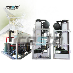 Icesta High reliable hollow Solid ice tube 1t 5t 10t 20t 30t 60t industrial tube ice making machine for philippines ice plant