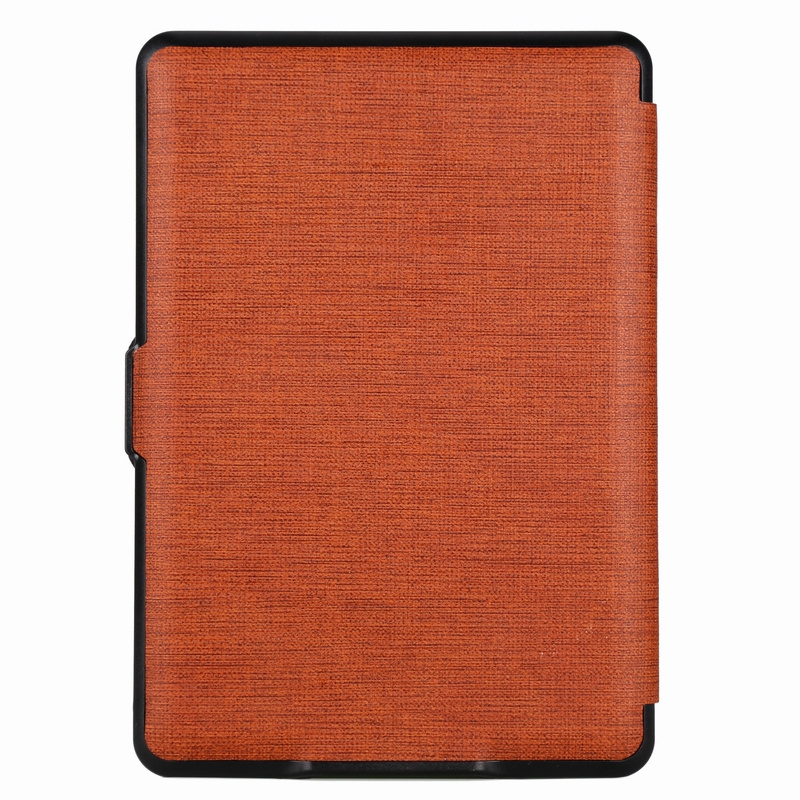 Light Luxury Canvas Vintage Flip Cover For Amazon Kindle Paperwhite 4 Leather Case