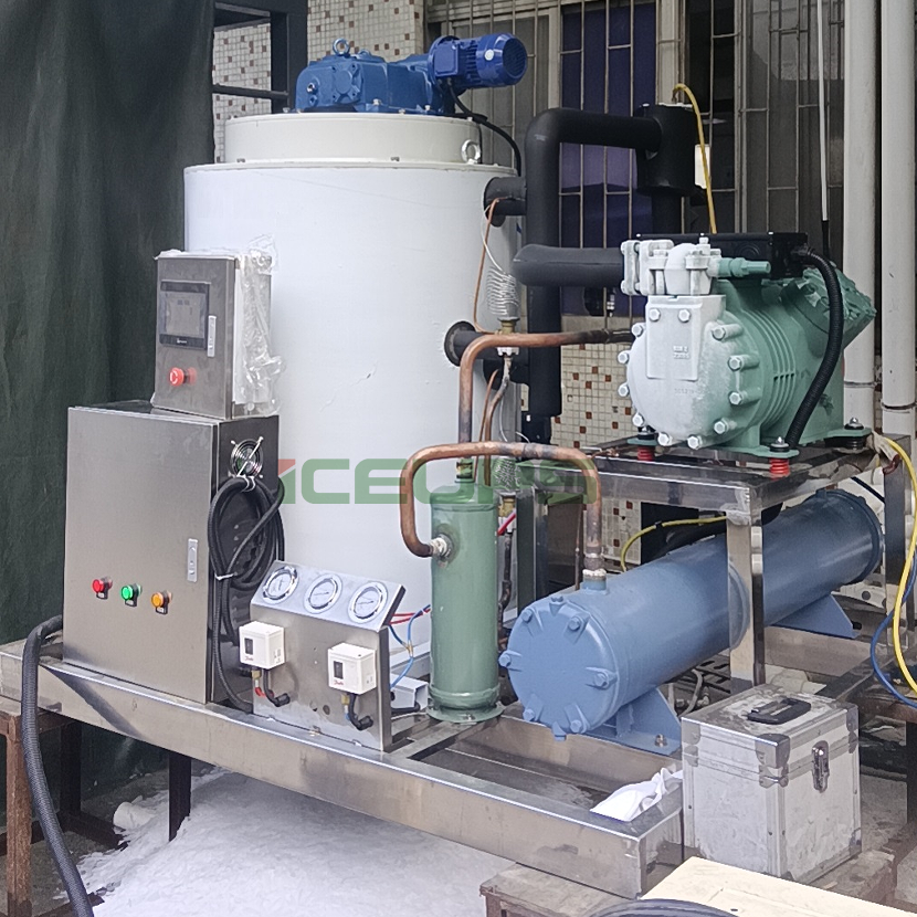 ICEUPS 5 Ton ice flake making plant for food processing