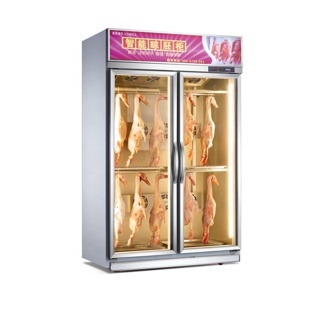 Commercial cooling duck  air drying display refrigerator duck hanging Chiller