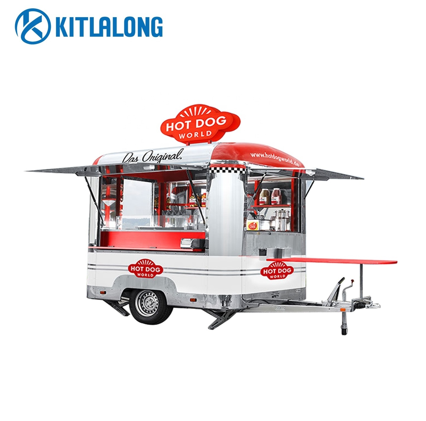 Kitlalong Streest Food Concession trailer Mobile Coffee Shop food truck trailer Coffee Truck Food Truck