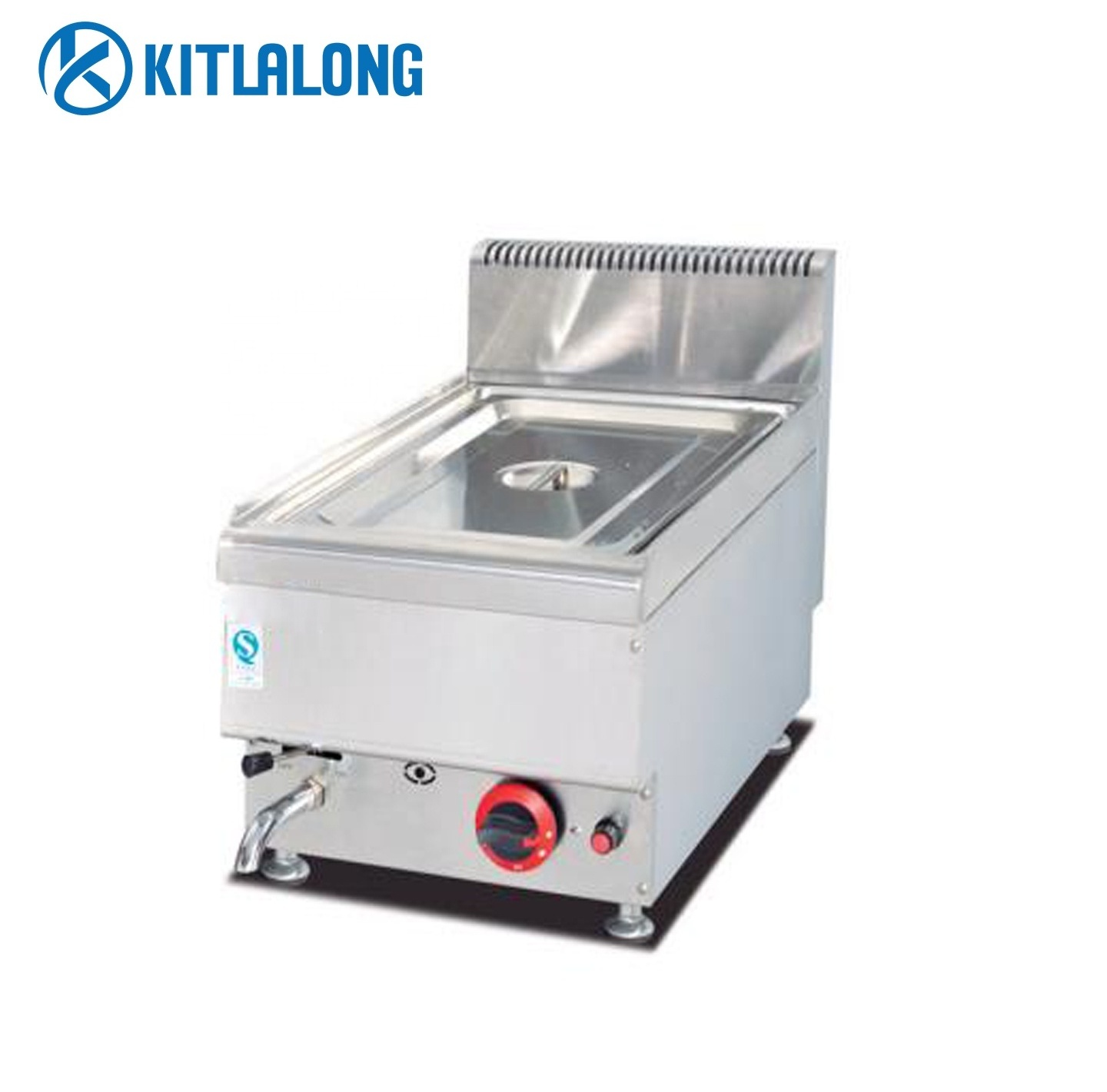 Kitlalong Gas cooker Range Commercial Kitchen Equipment  potato chips fryer stainless steel  Counter top Gas Fryer