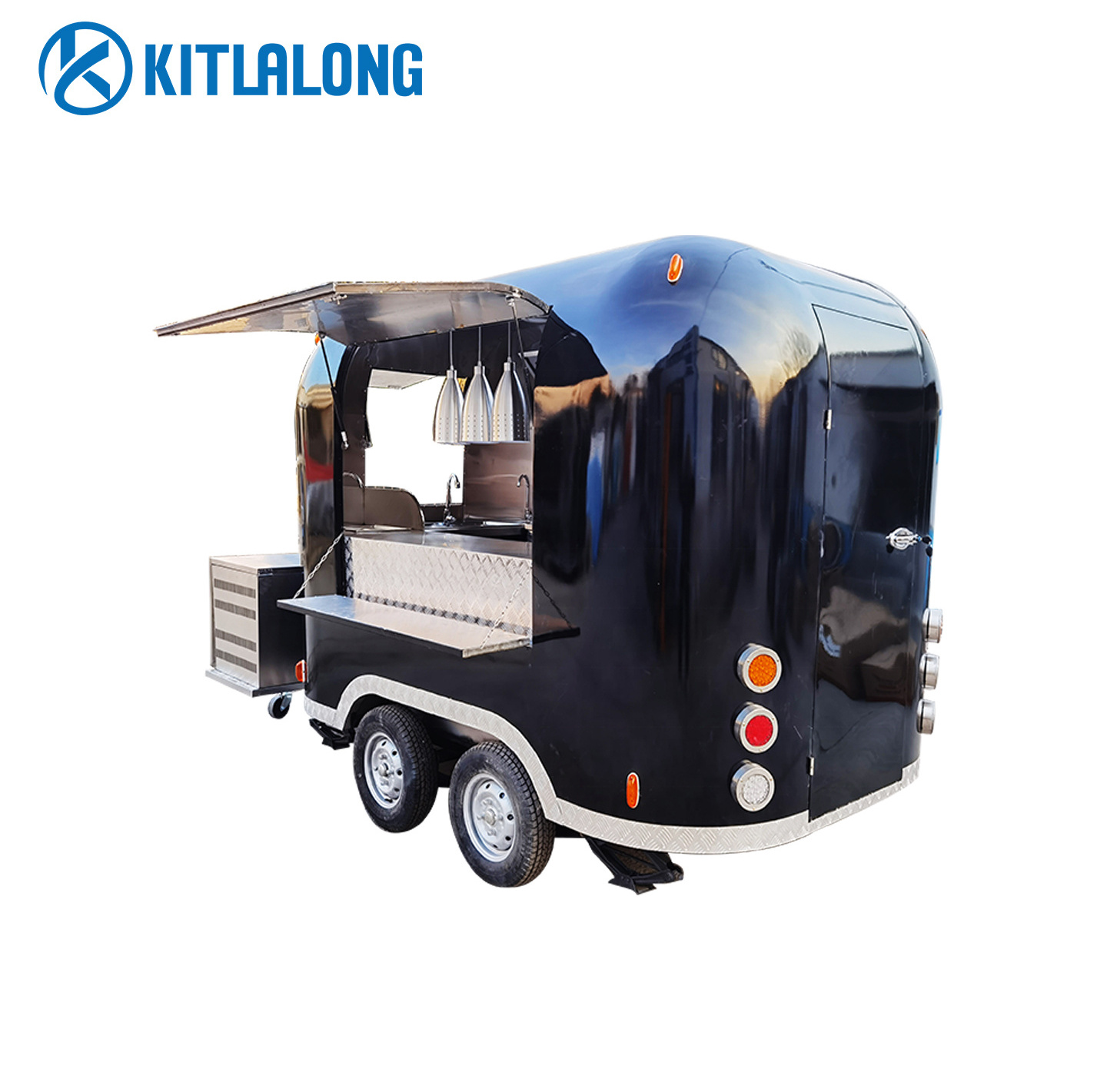 Kitlalong New Street Food Cart Mobile Bar Ice Cream Truck Hot Dog Cart  Taco Truck Coffee Food Truck