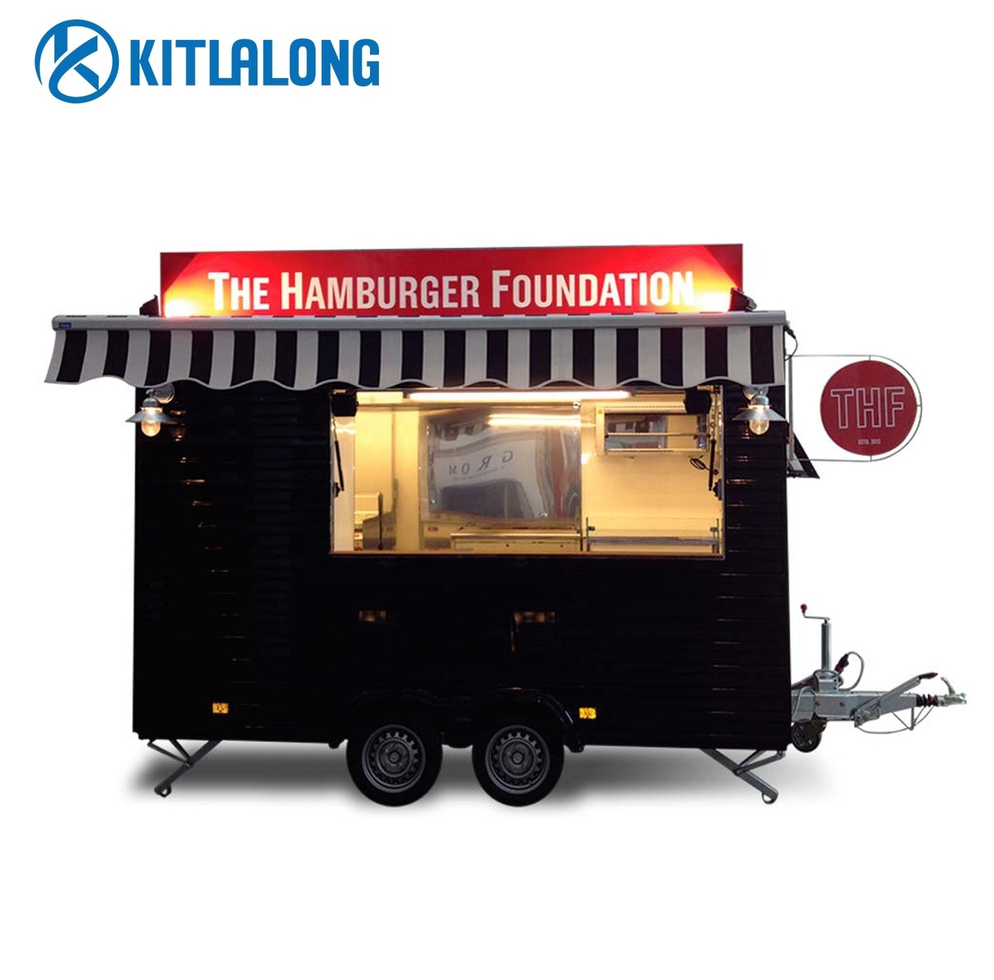 Kitlalong Hot Fast burger pizza shop snack kebab custom kitchen mobile coffee trucks food van truck with Food Truck