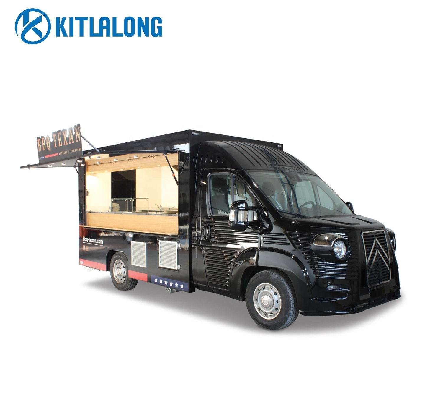 Kitlalong Best Selling Street Snack Vending Equipment Coffee Food Trailer Hot Dog Carts Mobile for sale Food Truck