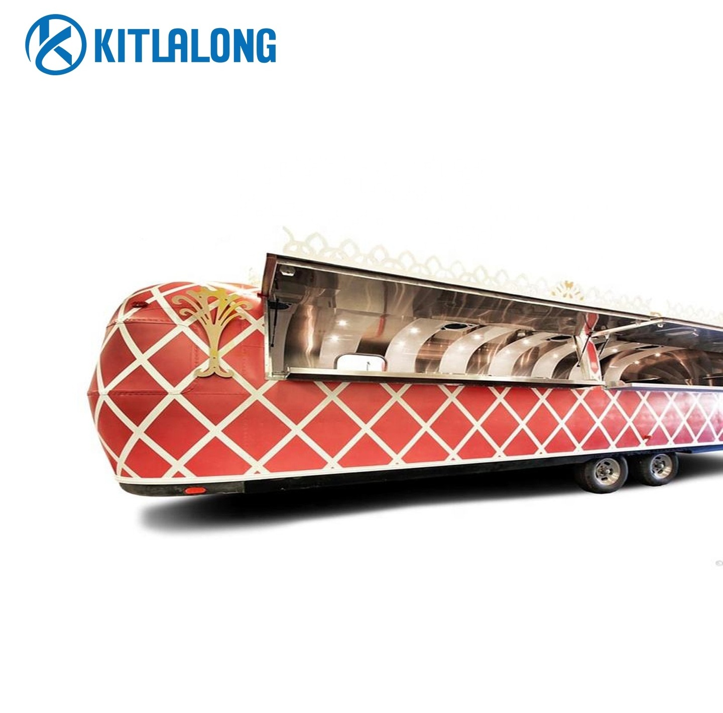 Kitlalong New Street Food Cart Mobile Bar Ice Cream Truck Hot Dog Cart  Taco Truck Coffee Food Truck