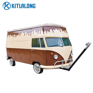 Kitlalong Best Selling Street Snack Vending Equipment Coffee Food Trailer Hot Dog Carts Mobile for sale Food Truck