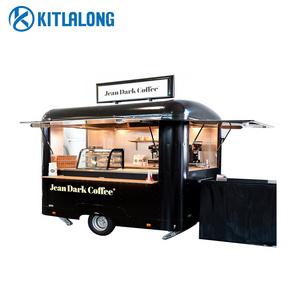 Kitlalong Best Selling Streest Food Concession trailer Mobile Coffee Shop food truck trailer Coffee Truck Food Truck