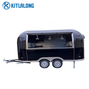 Kitlalong Outdoor Food Concession Van Commerical Use Food Truck Customized Mobile Fast Coffee Trailer Food Truck