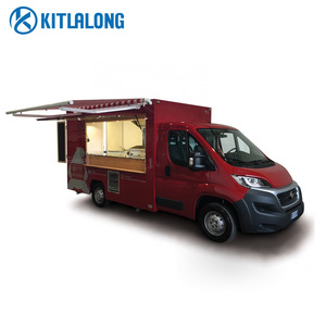 Kitlalong Street Snack Vending Equipment Coffee Food Trailer Hot Dog Carts Mobile for sale Food Truck