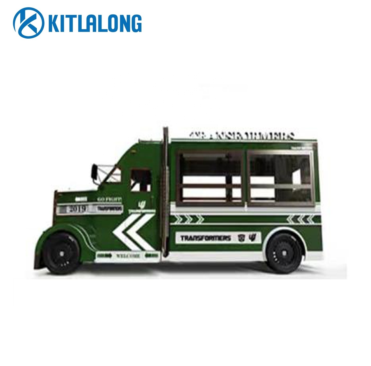 Kitlalong 2022 New Arrival  dining car food trailer Rice Coffee Van Catering  ice cream cart Food Truck