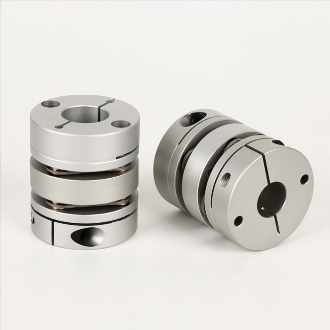 CNC machine tool servo motor, aluminum alloy elastic laminated coupling, single and double diaphragm coupling