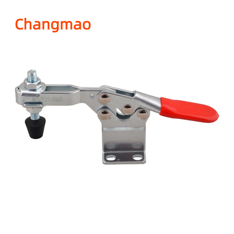 HS-225-D (Equivalent 225-U) horizontal toggle clamp hold capacity 227kg/500LB U-bar FLG base Free logo print OEM/ODM