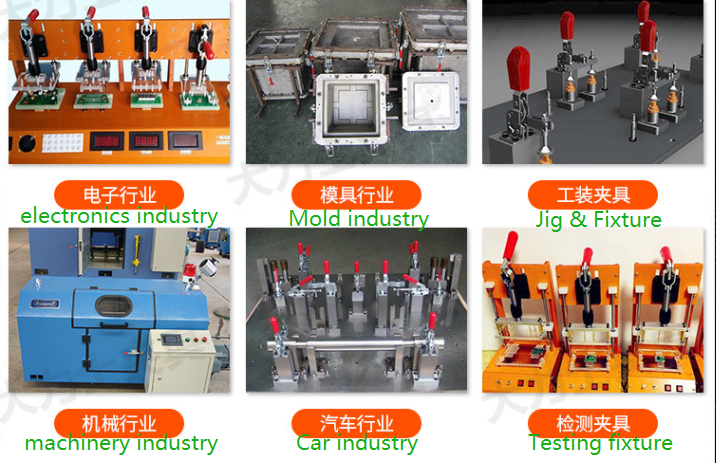 HS-201-I AS 205-UB Hand Tool Custom Jig Hold Down Toggle Clamp Mini Adjustable Quick Horizontal Toggle Clamp