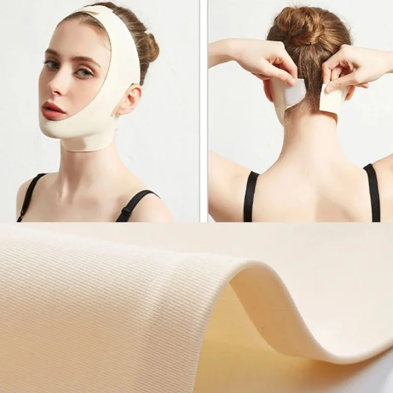 Face V Shaper Facial Slimming Bandage Relaxation Lift Up Belt Shape Lift Reduce Double Chin Face Thining Band Massage Hot Sale