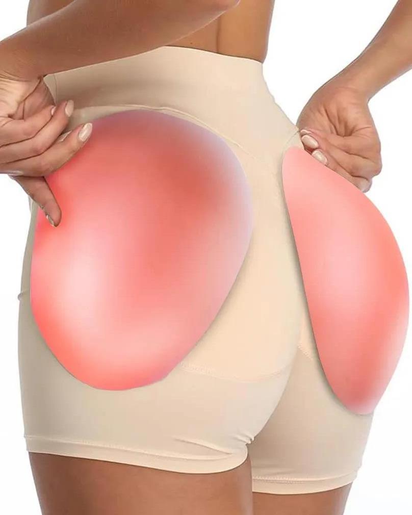 Hip Pads 300G Silicone Butt Pads Buttock Enhancer Underwear Silicone Padded Panties for Women