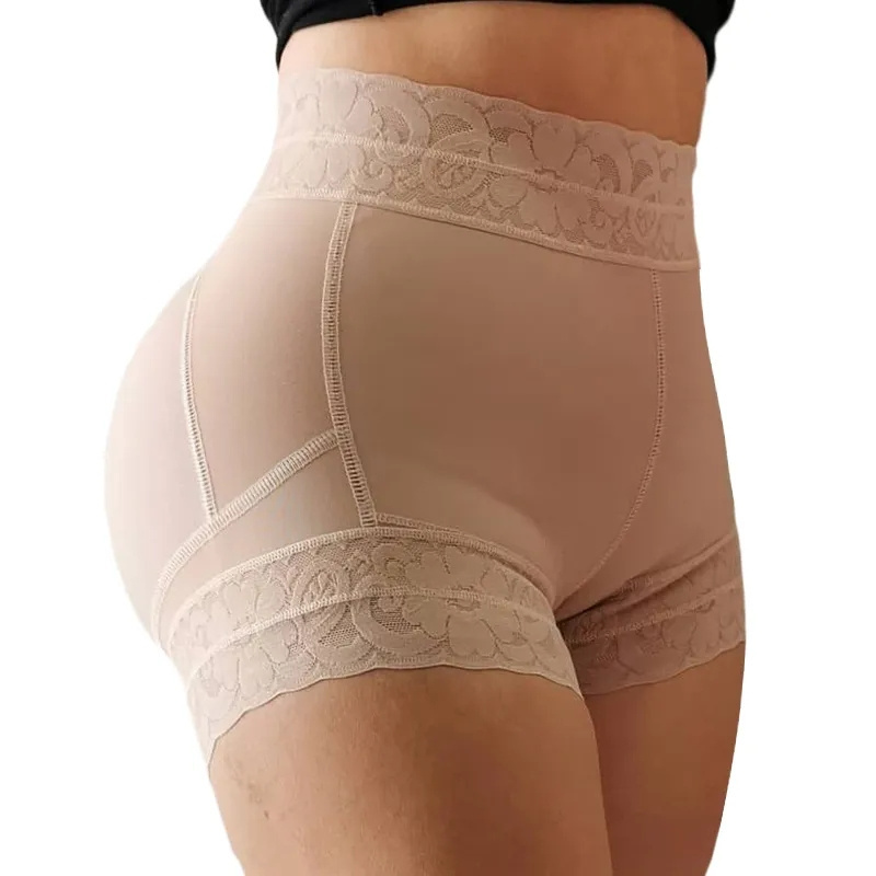 Butt Lifting Shapewear Postpartum Recovery Slimming Fajas Colombianas Logo Lace Butt Lifter Body Shaper Waist Trainer