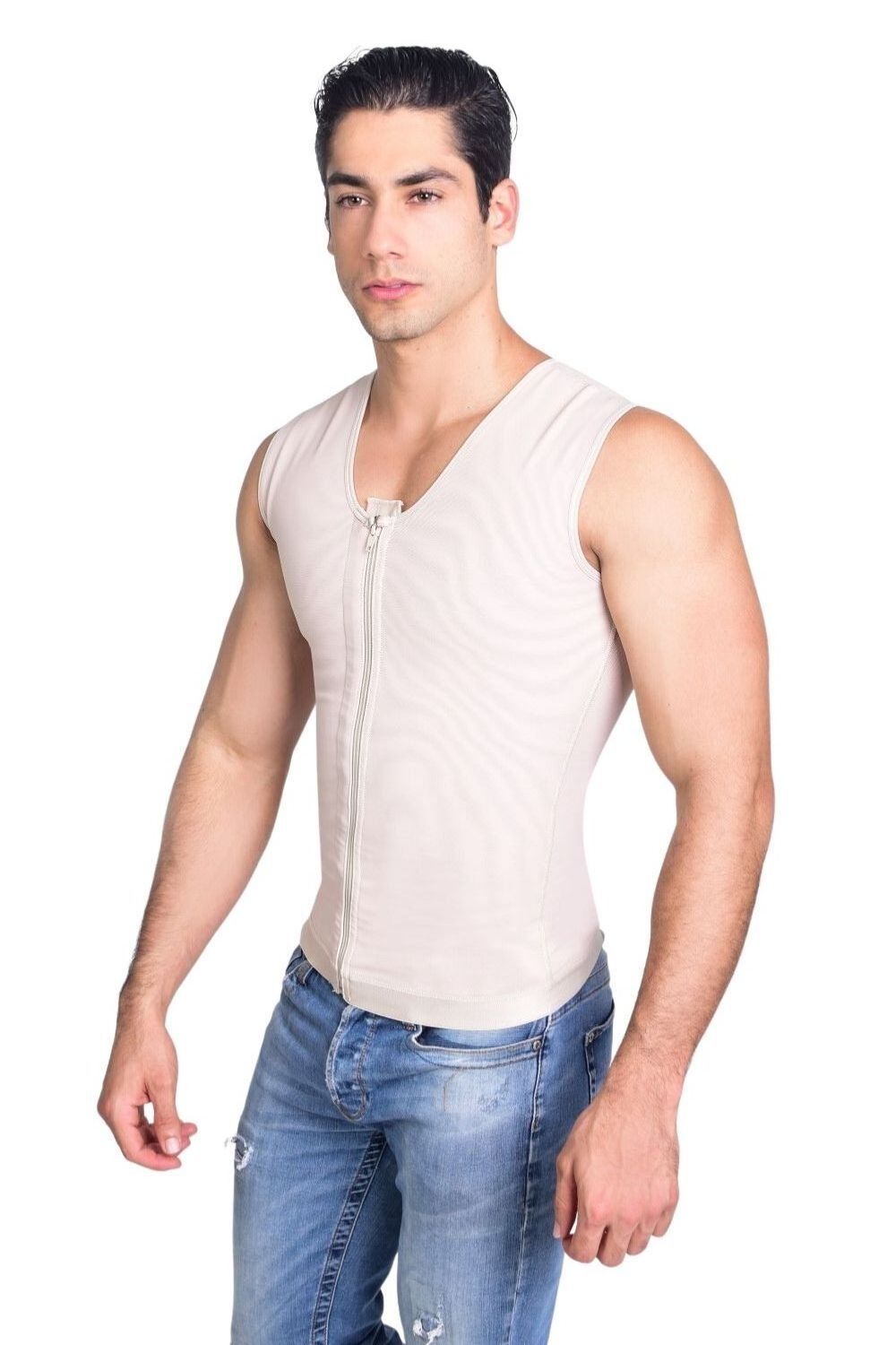 Men's Slimming Body Shapewear Corset Vest Shirt Compression Abdomen Tummy Belly Control Slim Waist Cincher Underwear Sports Vest