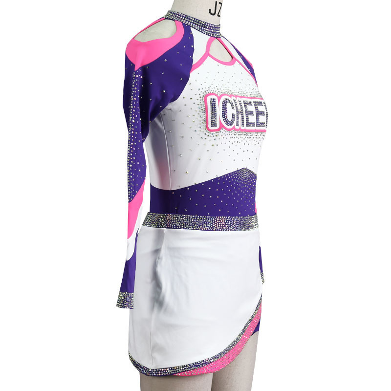 15 Years Of Experience Cheerleading Uniforms Designs High School Youth Pink Cheerleading Uniforms Cheer Skirt