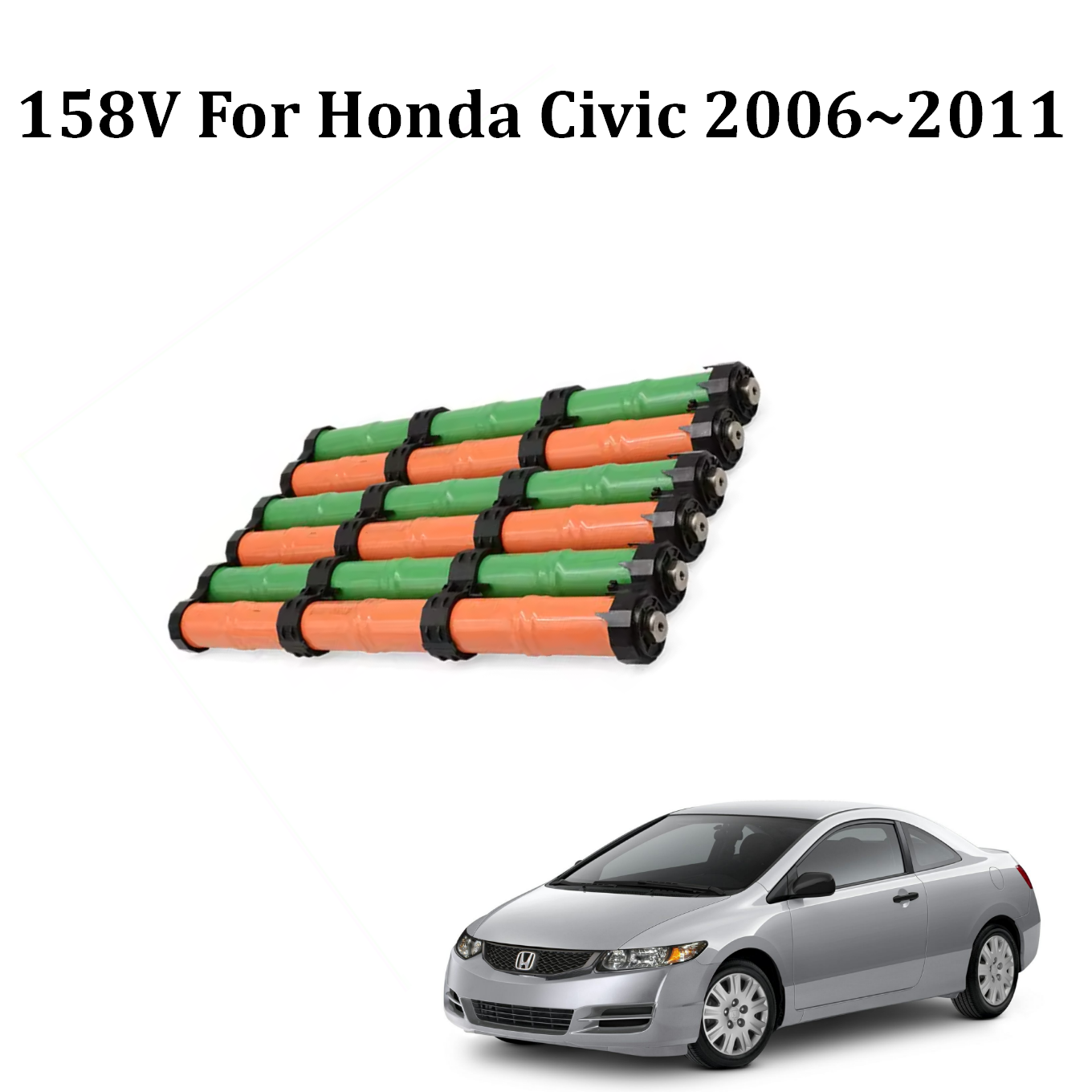 Factory Hot Sales New Cell 14.4v Nimh Replacement Hybrid Car Battery Stick for Honda Civic Gen2 Hybrid 2009 Ima batteries Pack