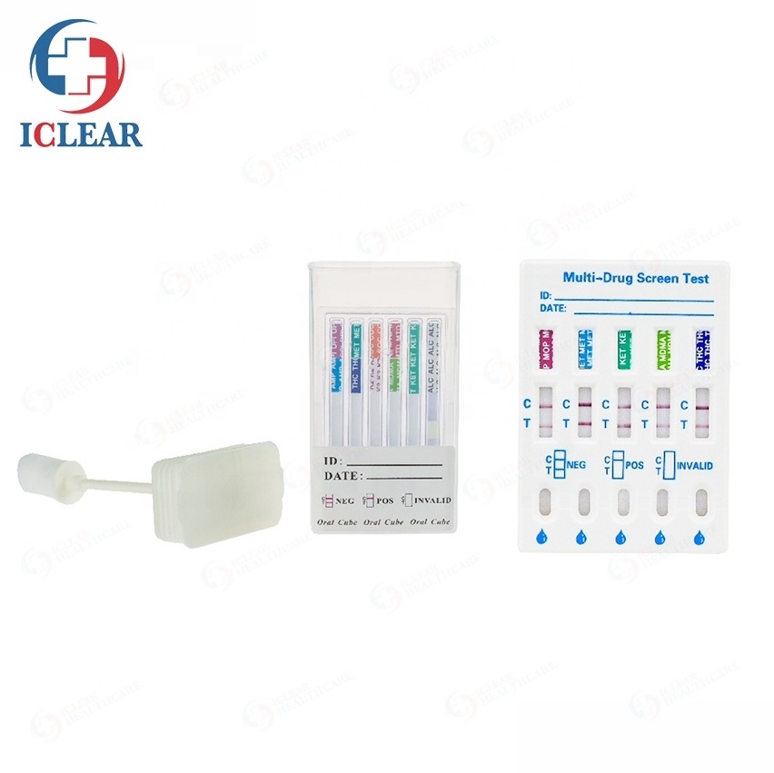 CE 10-in-1 Saliva and Urine Multi-drug Test Panel COC DOA Drug of Abuse Rapid Test Kit