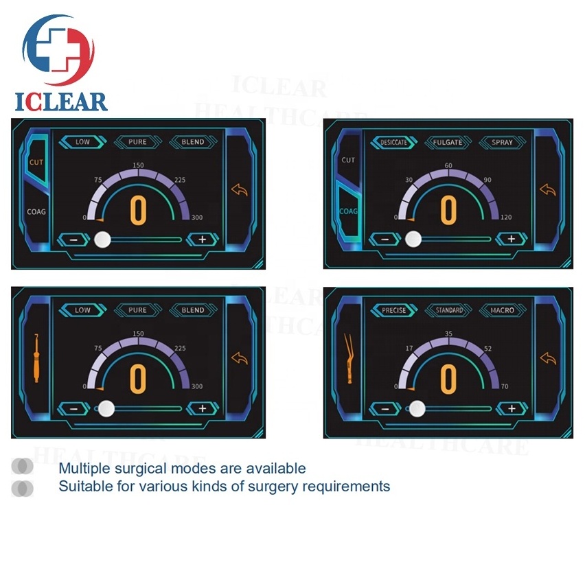 Medical Ultrasonic Surgical Scalpel and Electrosurgical System