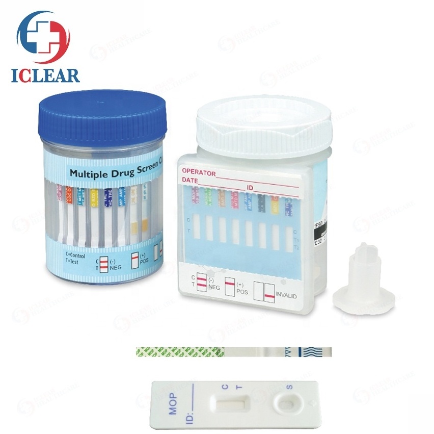 CE 10-in-1 Saliva and Urine Multi-drug Test Panel COC DOA Drug of Abuse Rapid Test Kit