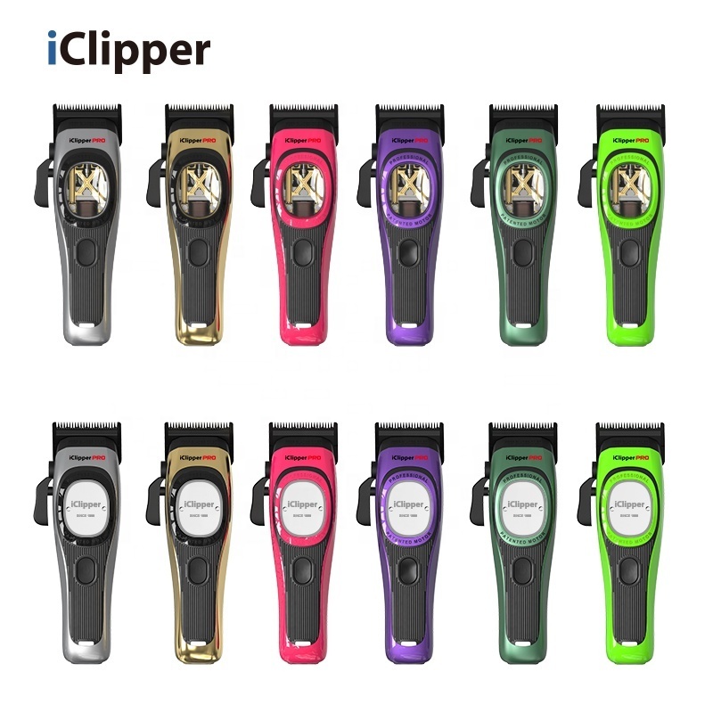 IClipper-HX01 Professional Hair clipper Dub Magnetic Motor Barber Use DLC blade Vector motor hair clipper trimmer