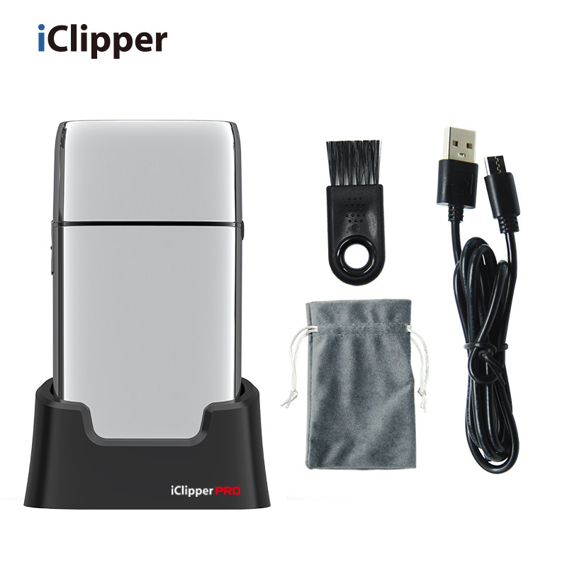 IClipper-TX4 mini  hair shaver trimmer clipper portable head shaver  for men electric rechargeable three blade