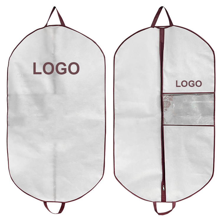 Clothing dust bag coat suit dust cover non-woven clothing storage hanging bag wedding dress suit dust cover