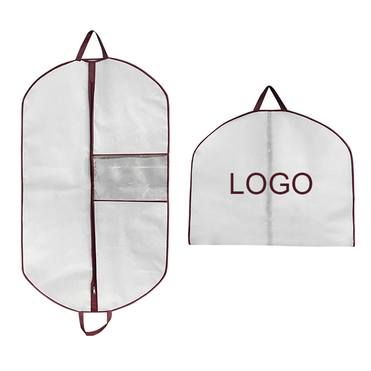 Clothing dust bag coat suit dust cover non-woven clothing storage hanging bag wedding dress suit dust cover