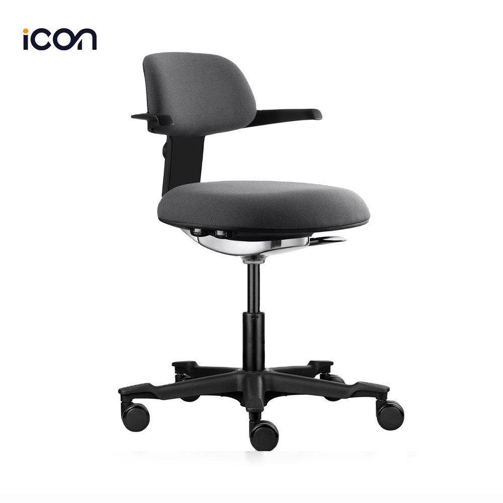 New Ergonomic Home Office Chair Original Design Luxury Low Back Sit Stand Office Swivel Fabric Height Adjustable Doctor Chair