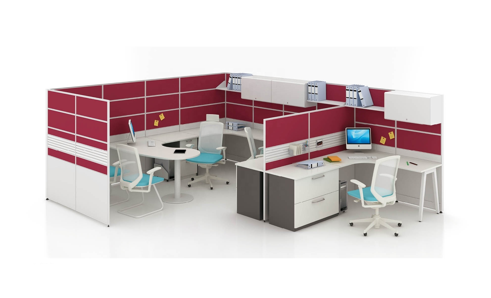 modular office l shaped corner desk call center workstation for open area