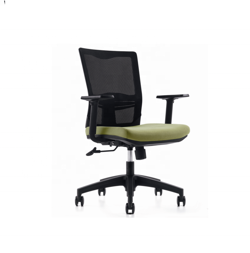 Black nylon and glass fiber backrest chair for office with office chair armrest replacement