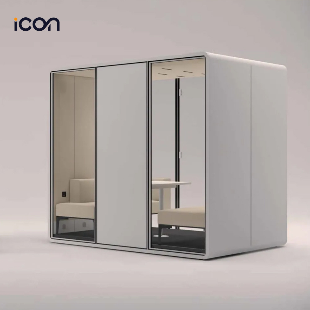 Room Space Privacy Portable Office Large Phone Booth Pod Leisure Meeting Pod Soundproof Vocal Booth