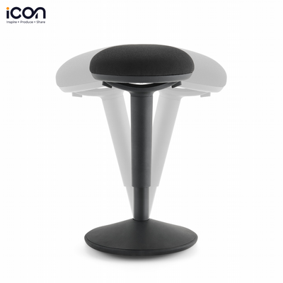 Swivel Air Cushion Bar Stool Mobile Standing Desk Office Chair Adjustable Rolling Stool Ergonomic Stool