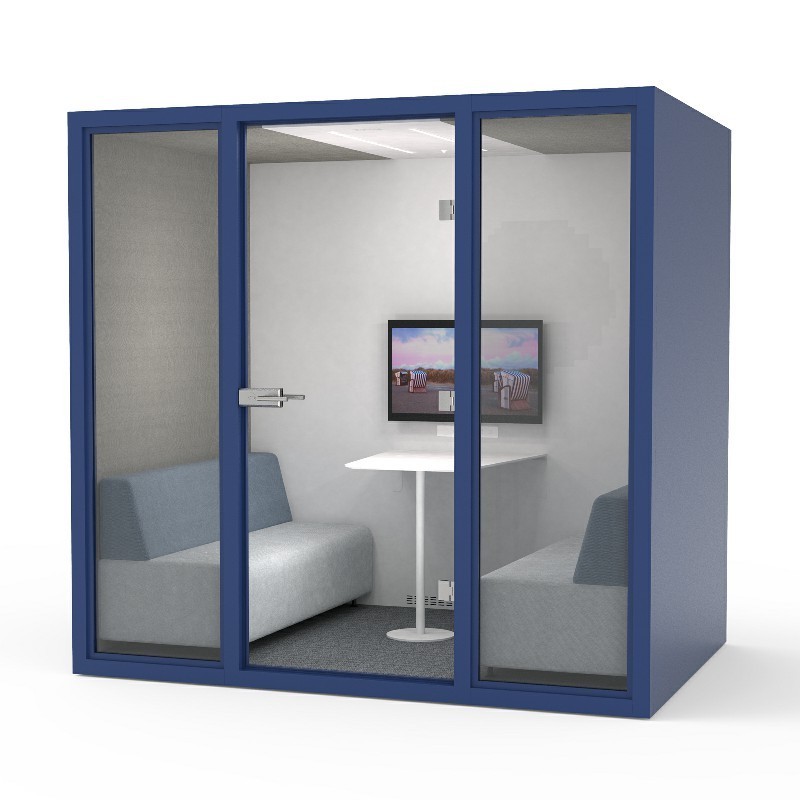 portable mobile Office Phone Booth Small Meeting Room 6 Seats meeting booth Pod